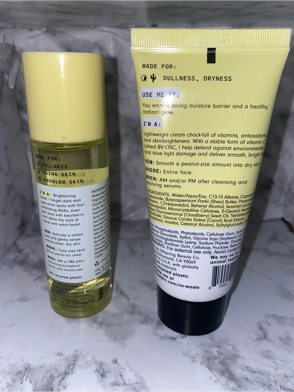 Bundle Versed Weekend Glow Daily Brightening Moisturizer - Pale Yellow